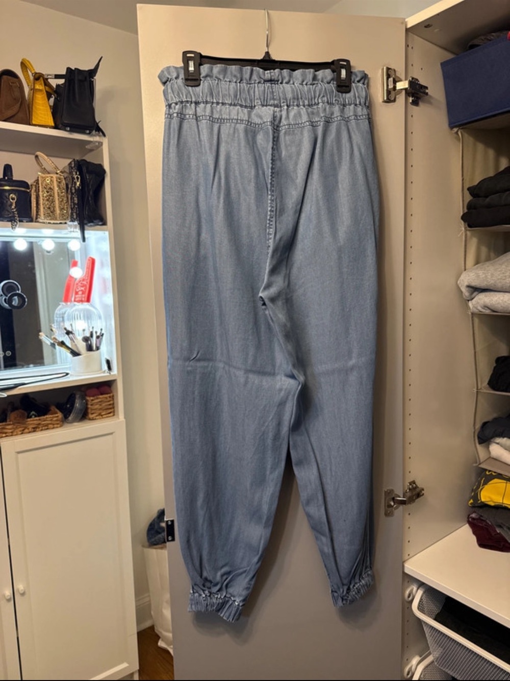 Flowy light blue jogger - Picture 2 of 5